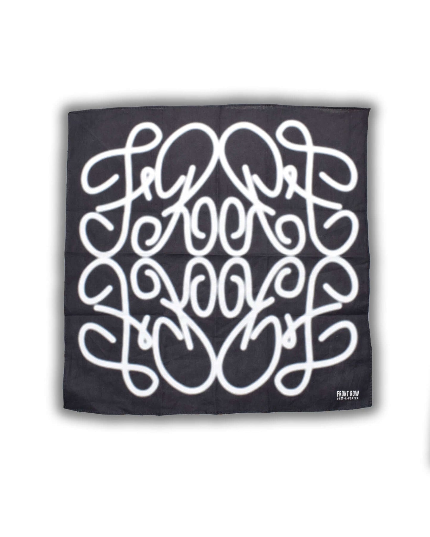 MONOGRAM BANDANA BLACK | FrontRowEU