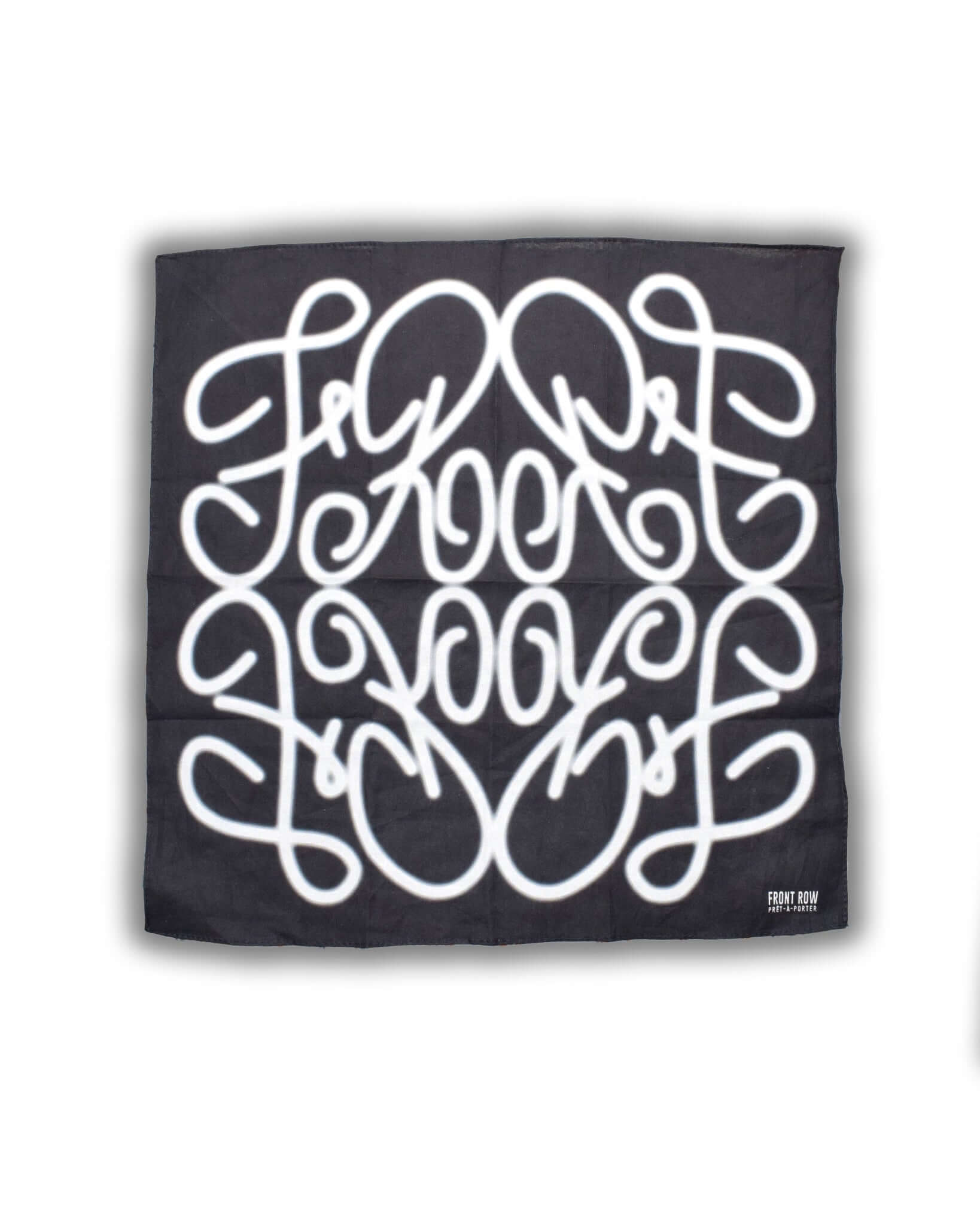 MONOGRAM BANDANA BLACK | FrontRowEU