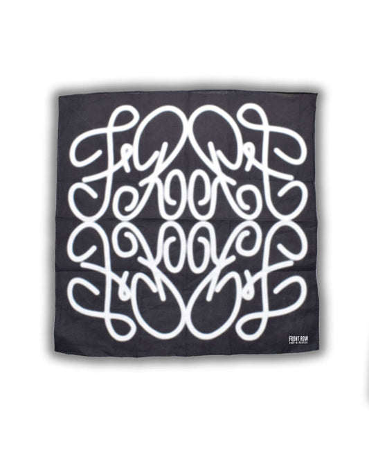 MONOGRAM BANDANA BLACK | FrontRowEU