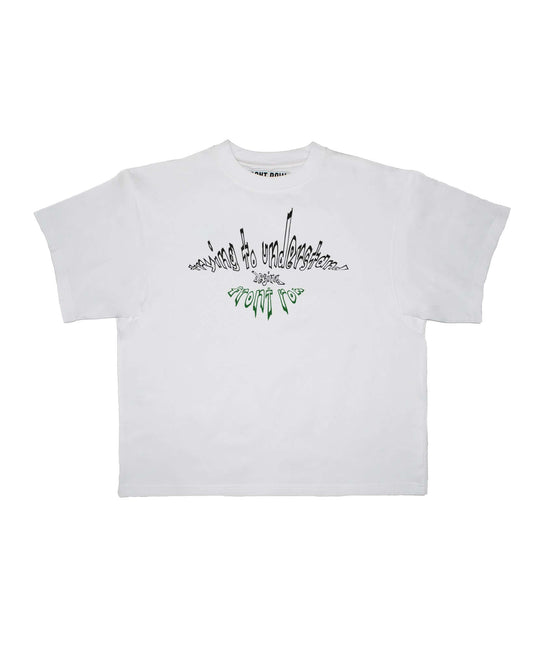 TRYING TO UNDERSTAND DESING WHITE TEE | FrontRowEU