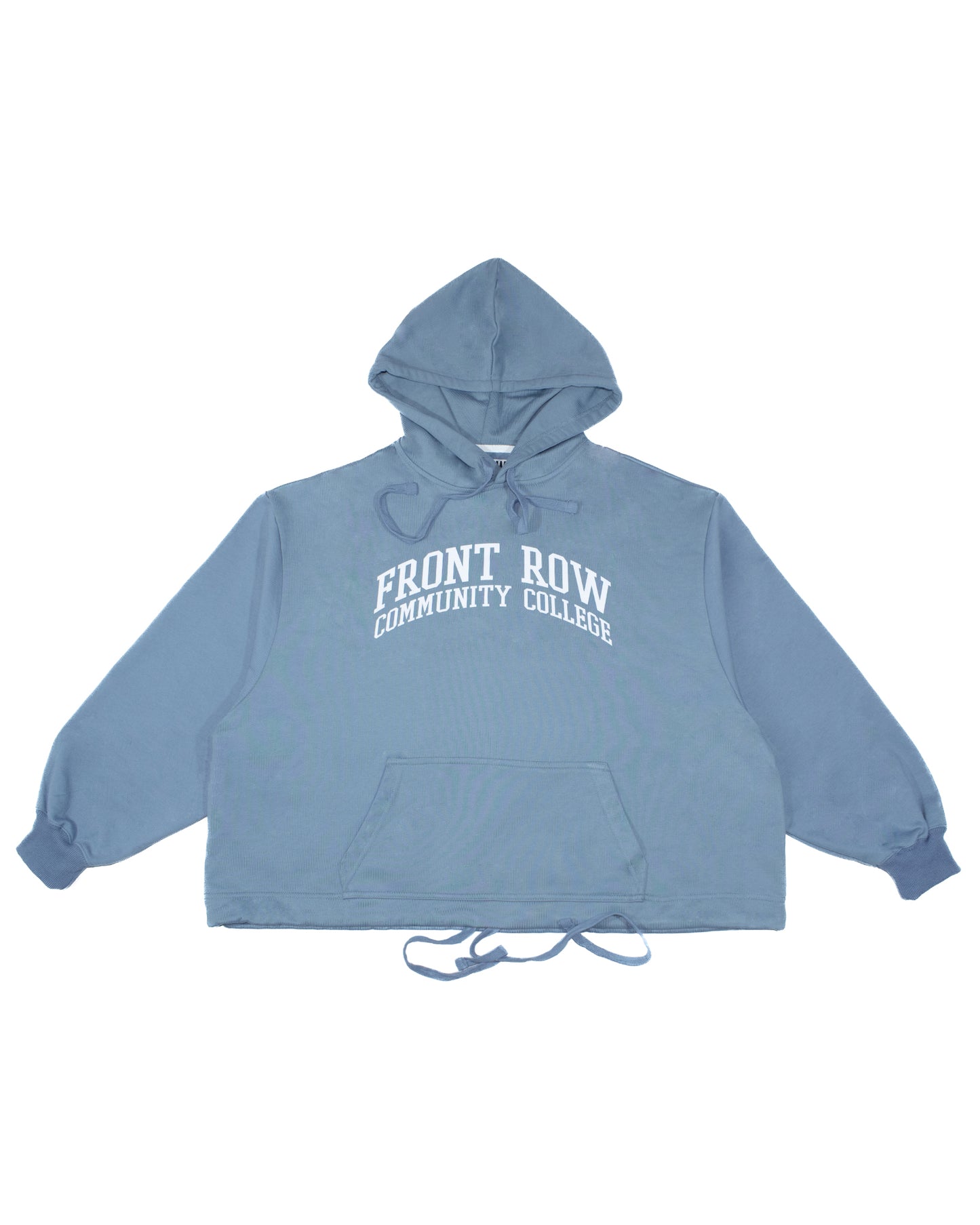 COMMUNITY COLLEGE BLUE ADJUSTABLE HOODIE
