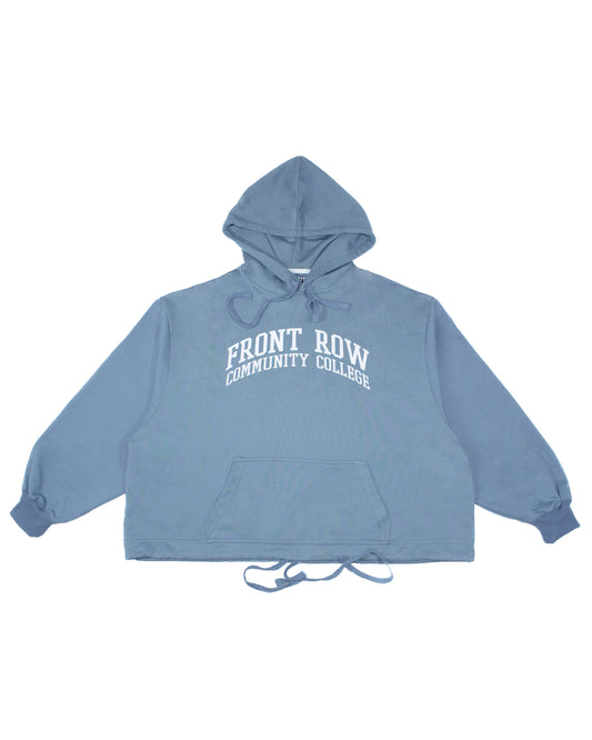 COMMUNITY COLLEGE BLUE ADJUSTABLE HOODIE