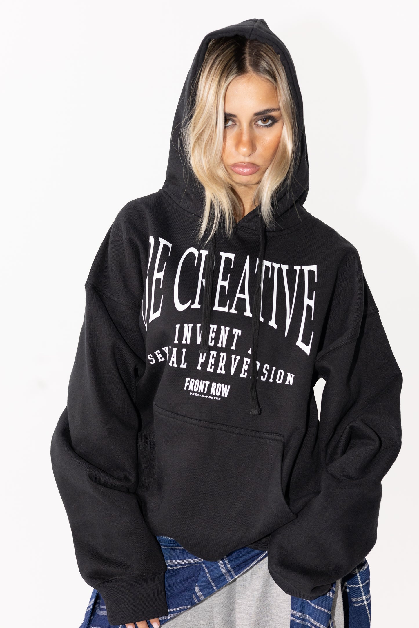BE CREATIVE BLACK HOODIE