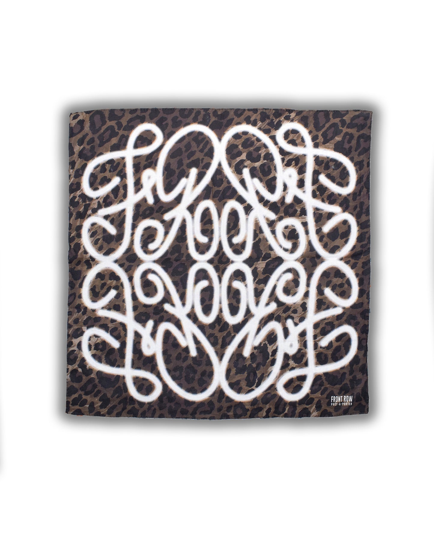 BANDANA GRAFICO LOGO FRONT ROW STREEWEAR EUROPA ESPAÑA leopardo