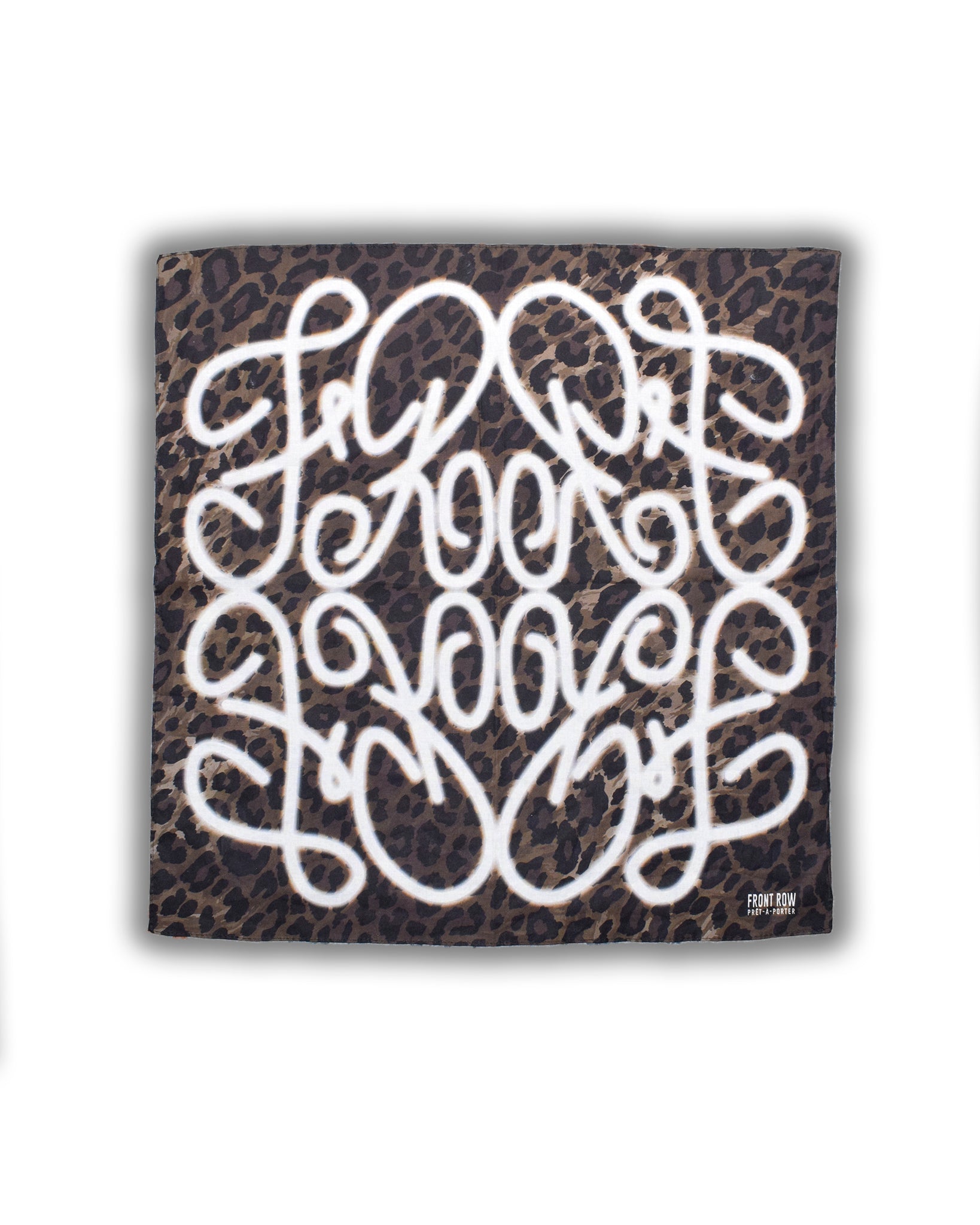 BANDANA GRAFICO LOGO FRONT ROW STREEWEAR EUROPA ESPAÑA leopardo