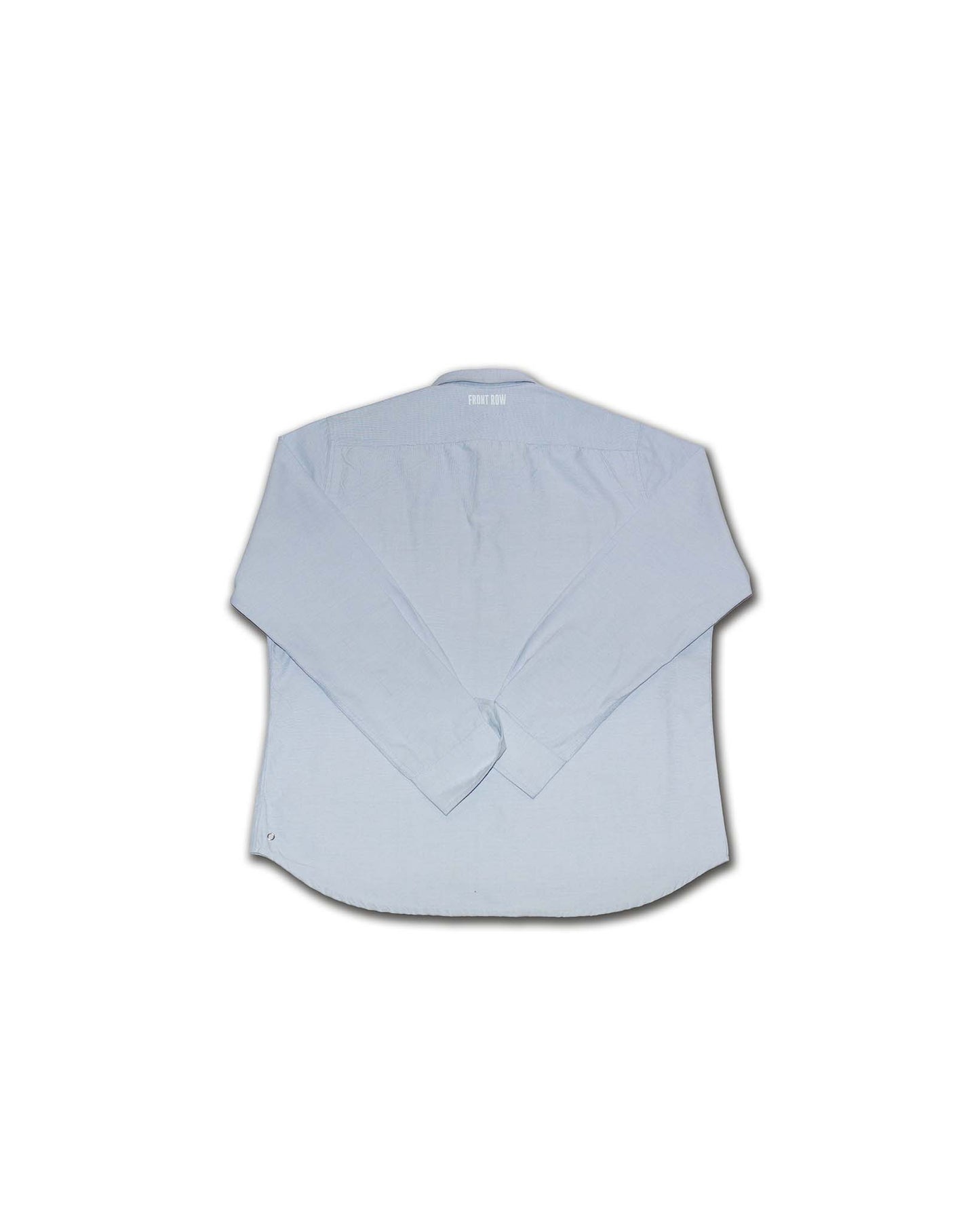 RUNWAY SAMPLE PRINTED OXFORD SHIRT BLUE | FrontRowEU
