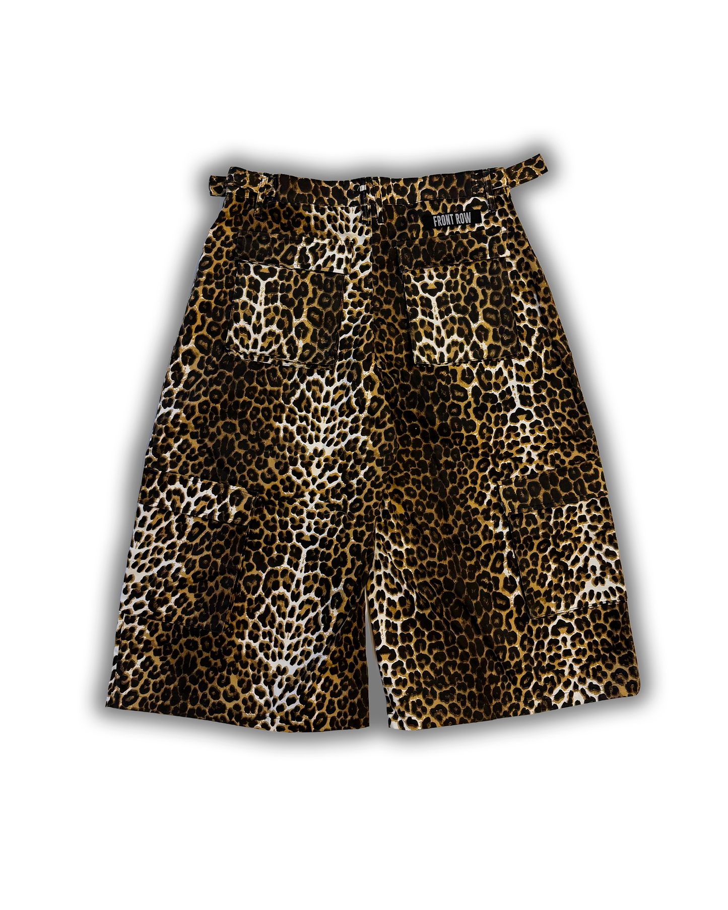 MULTIPOCKET CARGO SHORTS LEOPARD