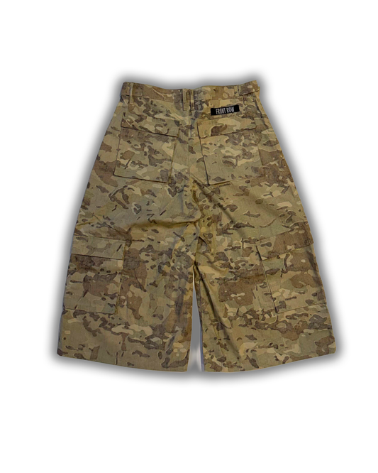 MULTIPOCKET CARGO SHORTS REVERSE CAMO